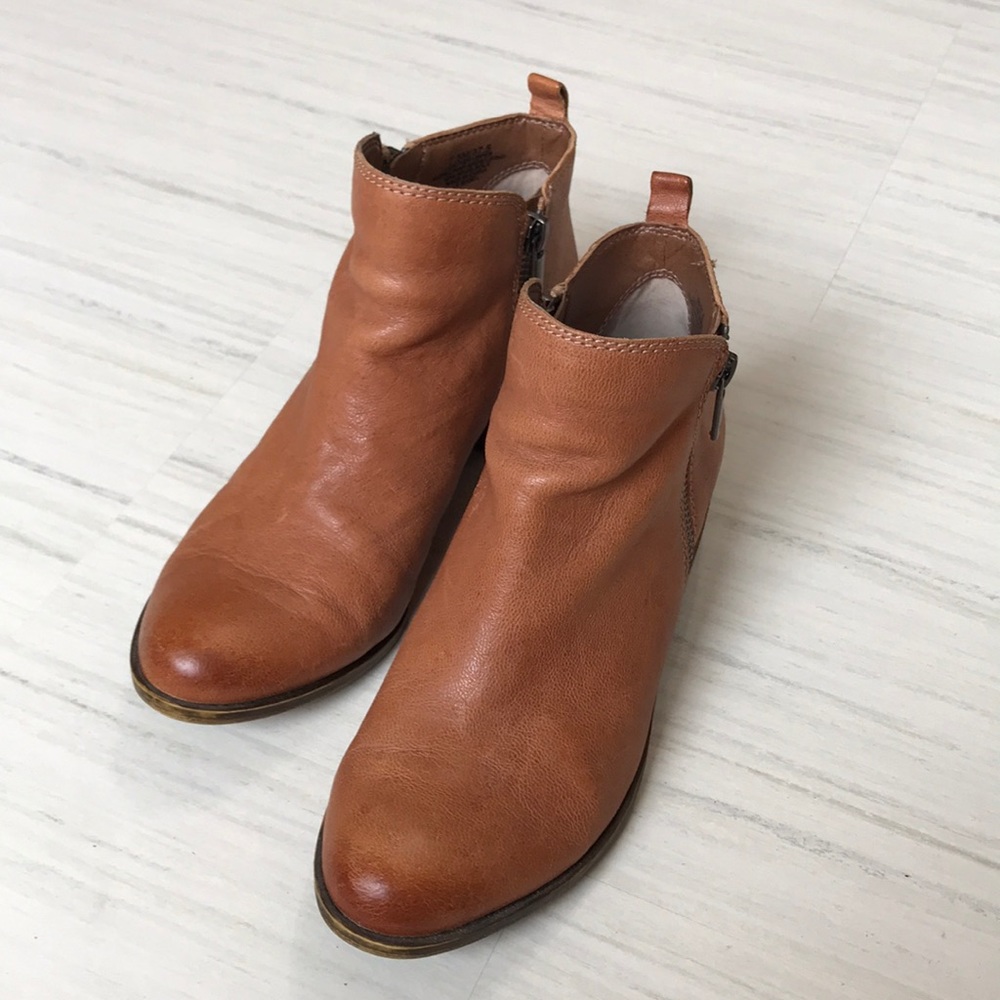 Lucky Brand leather bootie Size 7.5